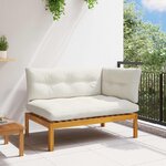 vidaXL 132 x 92 x 82 cm Bois d'acacia