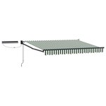vidaXL Auvent rétractable électrique 3 5 x 2 5 m