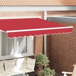 vidaXL Bande de store pour cadre de 3 m rouge 2 8x0 2 m