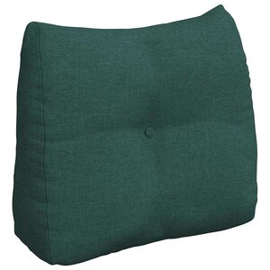 vidaXL Coussin de Dos Vert foncé 60 x 24 x 50 cm tissu