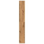 vidaXL Bibliothèque chêne artisanal 80x24x176 cm bois d'ingénierie