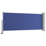 vidaXL Auvent latéral rétractable de patio 100x300 cm Bleu