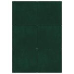 vidaXL Canapé-lit pliable 140 x 67 x 45 cm Vert foncé