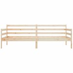 vidaXL Lit de jour sans matelas 90x190 cm bois de pin massif