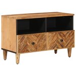 vidaXL Armoires de rangement avec tiroir Marron 70 x 33 5 x 46 cm