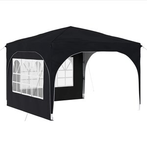 vidaXL Tente de fête pop-up 290 x 290 x 245 cm Anthracite