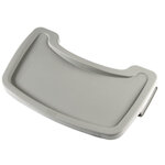 Tablette pour chaise haute enfant - platine - rubbermaid -