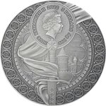 Pièce de monnaie en Argent 5 Dollars g 62.2 (2 oz) Millésime 2022 Heroines JEANNE D ARC