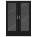 vidaXL Bibliothèque chêne noir 82 5x30 5x115 cm bois d'ingénierie