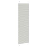 vidaXL Store plissé gris clair 65x200 cm largeur du tissu 64 4 cm