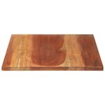 vidaXL Dessus de table 140x60x(2 5-2 7) cm Bois massif d'acacia