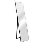 Miroir sur pied barletta psyché inclinable 150 x 35 cm noir 03_0007970