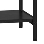 vidaXL Étagère Chêne noir 80 x 30 x 146 cm Bois d'ingénierie