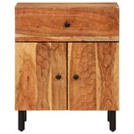 vidaXL Table de chevet 50x33x60 cm bois d'acacia solide