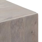 vidaXL Haut Armoire avec tiroir Gris et or 40 x 33.5 x 110 cm