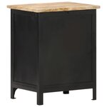vidaXL Table de chevet 40x30x50 cm Bois de manguier massif