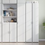 vidaXL Buffet haut blanc 40x42 5x185 cm bois d'ingénierie