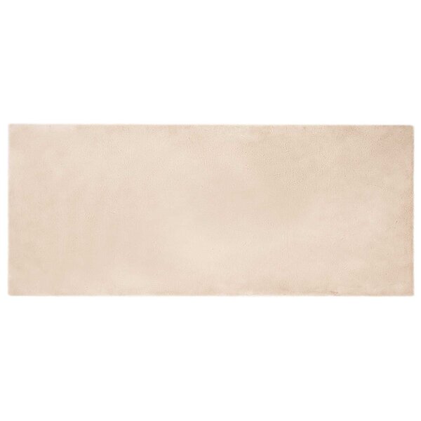 vidaXL Tapis en Fourrure Synthétique de Lapin Olite Taupe 100 x 200 cm