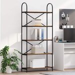 vidaXL Étagère Bois ancien 80 x 30 x 183 cm Bois d'ingénierie