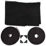 vidaXL Moustiquaire magnétique pour fenêtres anthracite 80x140 cm