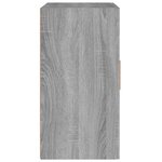 vidaXL Armoire murale Sonoma gris 60x30x60 cm Bois d'ingénierie