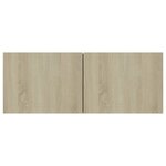 vidaXL Meubles TV 3 Pièces Chêne sonoma Bois d'ingénierie