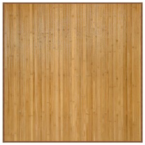 vidaXL Tapis carré naturel 100x100 cm bambou