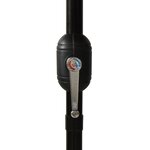 vidaXL Parasol de jardin à 3 niveaux avec mât en aluminium taupe 3 m