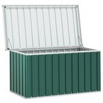 vidaXL Boîte de rangement de jardin Vert 129x67x65 cm