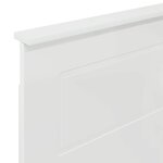 vidaXL Tête de lit Blanc Brillant 90 cm Bois d'ingénierie