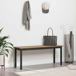 vidaXL banc Chêne artisan 110 x 35 x 45 cm Bois d'ingénierie