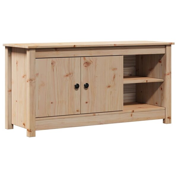 vidaXL Meuble TV 103x36 5x52 cm Bois de pin massif
