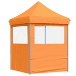 vidaXL Tente de fête 200 x 200 x 306 cm Orange Tissu Oxford