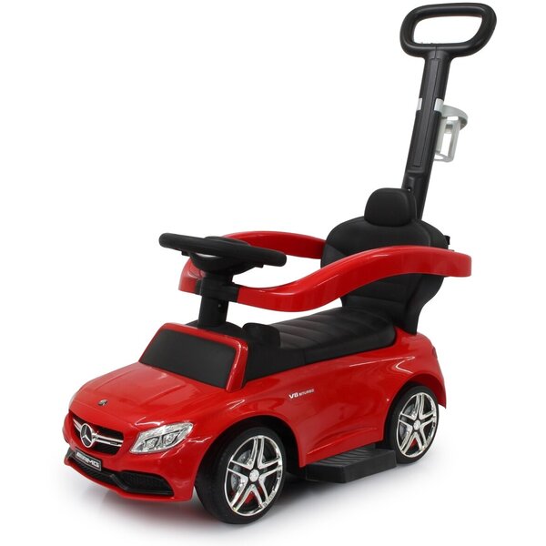 Jamara 460446 - Push-Car Mercedes-Benz AMG C63 rouge 3en1