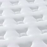 vidaXL Matelas à ressorts ensachés moyen 200x200 cm