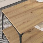vidaXL Table basse chêne artisanal 80 x 50 x 40 cm Bois d'ingénierie