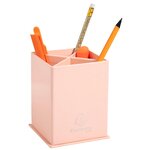 Pot À Crayons Carré 4 Compartiments Carton Aquarel - Couleurs Assorties - X 8 - Exacompta