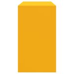 vidaXL Armoire de rangement Jaune moutarde 90 x 40 x 70 cm Acier