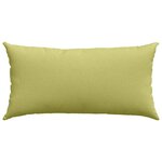 vidaXL Coussins de canapé 2 Pièces Vert clair 80 x 40 cm tissu