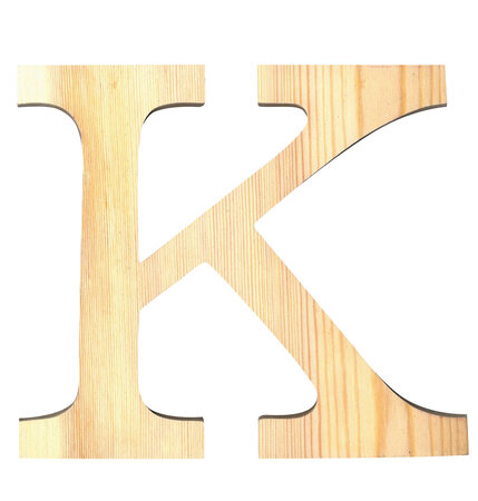 Alphabet en bois 11 5cm Lettre K