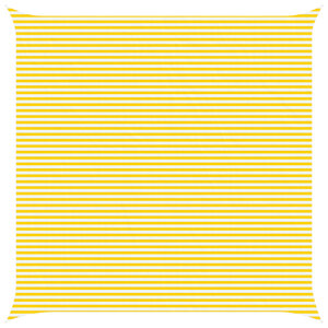 vidaXL Voile d'ombre Jaune et blanc 7 x 7 m 100 polyester Oxford