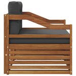 vidaXL Ensemble de canapés d'extérieur Bois d'Acacia Massif Naturel