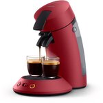 Philips csa210/91 senseo original plus machine a café dosette - rouge