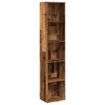 vidaXL Bibliothèque vieux bois 40x30x189 cm bois d'ingénierie