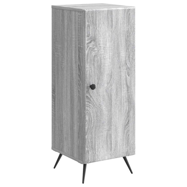 vidaXL Buffet Sonoma gris 33 x 34 5 x 90 cm Bois d'ingénierie