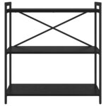 vidaXL Bibliothèque Chêne noir 80 x 30 x 83 cm Bois d'ingénierie
