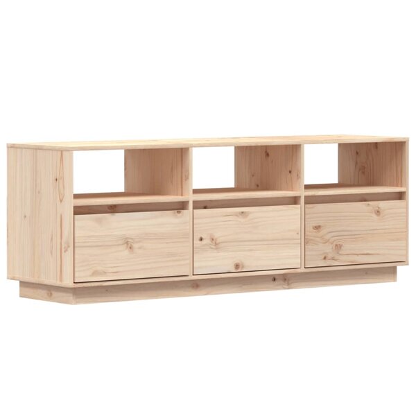 vidaXL Meuble TV 140x37x50 cm Bois de pin massif