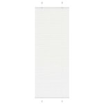 vidaXL Store plissé blanc 75x200 cm largeur du tissu 74 4 cm polyester