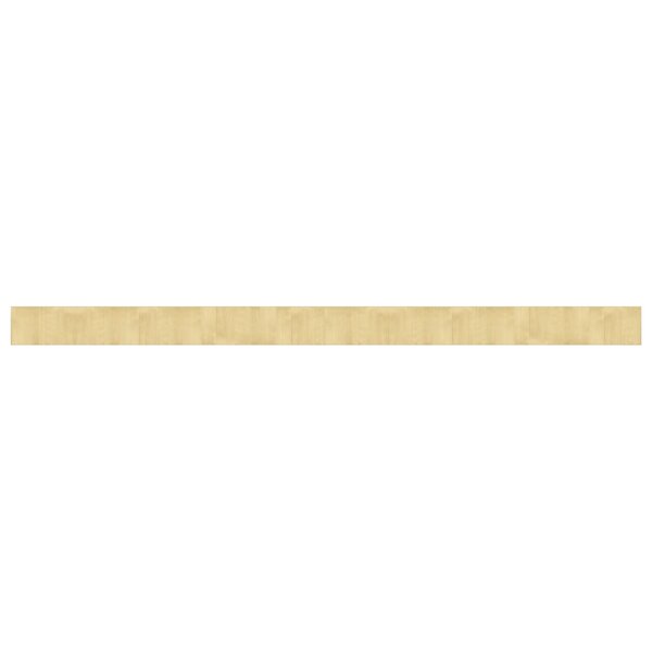 vidaXL Tapis rectangulaire naturel clair 60x1000 cm bambou