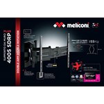MELICONI 480866 Support mural TV pantographe Slim 400 SDRP PLUS pour TV de 32'' a 80'' (81-203 cm) + câble